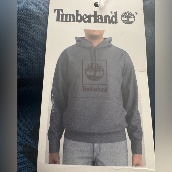 Timberland Men's Navy Hoodie size M NWT - Picture 5 of 6